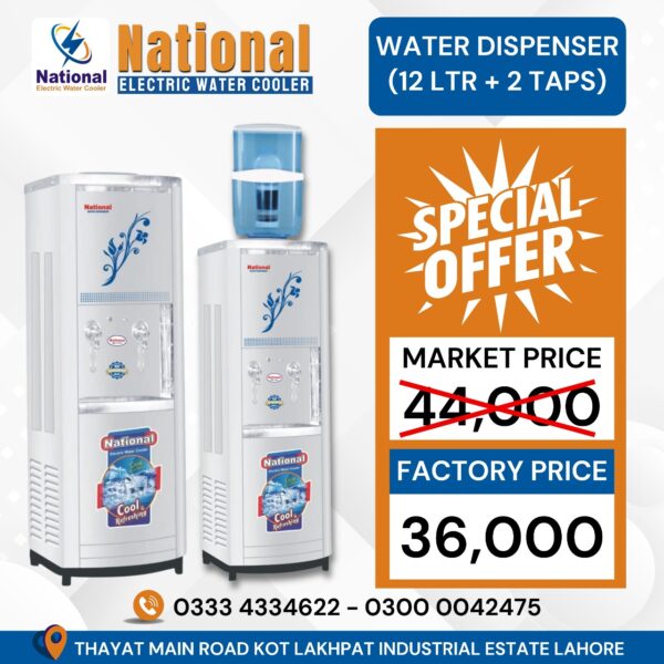 Special offer Water Dispenser 12liter +2 tap